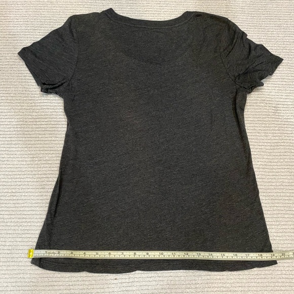 Sirens & Dolls Gey T-Shirt with Colorful Pocket, short-sleeve, Ladies Large - Picture 7 of 9